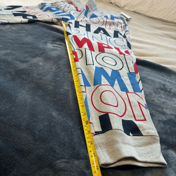 Champion Reverse Weave Logo Sweatpants Jogger New Red White Grey Size 2XL - Picture 15 of 16